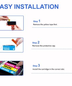 Tounker 564XL Ink Cartridges 10 Packs Compatible Replacement for HP 564XL 564 XL Ink Cartridge for Hp DeskJet 3520 3522 Officejet 4620 Photosmart 5520 6510 6515 6520 7520 7525 Printer (4B/2C/2M/2Y) 12 61dRZV3YmXL