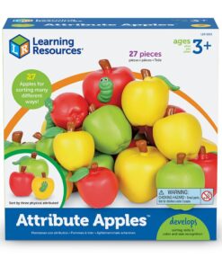 Learning Resources Attribute Apples, Sorting and Matching, Set of 27 Pieces, Toddler Learning Toys, Ages 3+ 13 61dRb5OMtlL