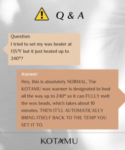 KOTAMU Digital Wax Warmer Kit for Hair Removal At Home for Women Sensitive Skin Brazilian Facial Hair Body with 4 Formulas Hard Wax Beads Target Different Type of Hair Blush 22 61dRsGWyQTL