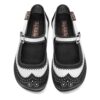 Hot Chocolate Design Chocolaticas Funky Canvas Women's Mary Jane Flat Shoes 8 Havana