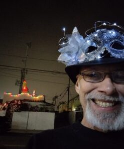 Metallic Half-Masks (24 pieces)-Masquerade Masks, Mardi Gras, Party Supplies 6.75" 22 61dSfFiE49L