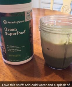 Amazing Grass Greens Blend Superfood: Super Greens Powder Smoothie Mix for Boost Energy ,with Organic Spirulina, Chlorella, Beet Root Powder, Digestive Enzymes & Probiotics, Original, 60 Servings Superfood - Original 60 Servings (Pack of 1) 35 61dT1iJZ1BL