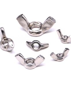 Hilitchi 100-Pcs M3 M4 M5 M6 M8 M10 Wingnut Butterfly Wing Nuts Assortment Kit, 304 Stainless Steel 10 61dTewFEtL