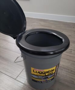 Reliance Products Luggable Loo Portable 5 Gallon Toilet 13.5 inch x 13.0 inch x 15.3 inch 25 61dThqcwt7L