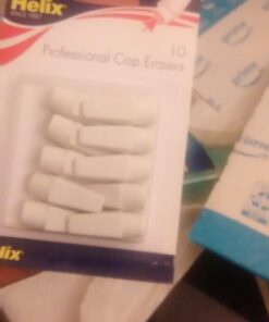 Maped Helix USA Helix Professional Pencil Cap Latex Free Oversized Erasers 10ct (37360), White 13 61dU5Z7AIfL