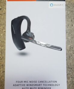 Poly Voyager 5200 Wireless Headset (Plantronics) - Single-Ear Bluetooth Headset w/Noise-Canceling Mic - Ergonomic Design - Voice Controls - Lightweight - Connect to Mobile/Tablet via Bluetooth 44 61dUEdx FIL