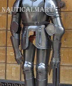 NauticalMart Black Knight Suit of Armor - Full Size Aged Antiqued Finish 3 61dViMIRJL