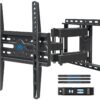 Mounting Dream TV Wall Mount for 32-65 Inch TV, TV Mount with Swivel and Tilt, Full Motion TV Bracket with Articulating Dual Arms, Fits 16inch Studs, Max VESA 400X400 mm, 99lbs, MD2380 39 61da4dQI hL