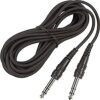Hosa CSS-115 1/4" TRS to 1/4" TRS Balanced Interconnect Cable, 15 Feet,Black 15 Foot (Pack of 1)