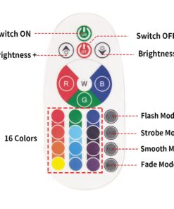 GLW 20W LED RGB Flood Light Waterproof IP65 Dimmable Color Changing 16 Colors 4 Modes Remote Control Garden Light Otdoor Light with US 3-Plug 38 61dcMngPEhL