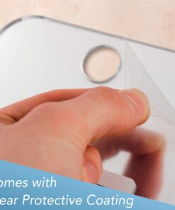 The Shave Well Company Original Anti-Fog Shaving Mirror | Fogless Bathroom Shower Mirror with Handheld Option for Men and Women | Hanging Shower Mirror Includes Long-Lasting Removable Adhesive Hook Original Mirror 28 61dcOdUeT6S 1