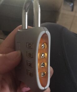 Master Lock Resettable Combination Locker Lock, Lock for Gym and School Lockers, Colors May Vary 1 Pack 52 61dd8CI811L