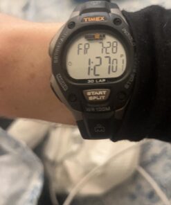 Timex Ironman Classic 30 Full-Size 38mm Watch Black/Gray/Orange Accent 32 61ddIn17QwL