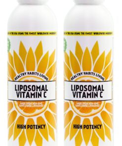 Healthy Habits Living Liposomal Vitamin C - Made in The USA with Non-GMO Sunflower Liposomes - 30 x 1,000 mg Servings (2) 2
