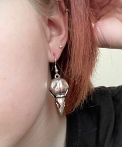 RechicGu Crow Viking Odin Bird Raven Skull Dangle Earrings Skeleton Death Devil Goth Punk Emo Steampunk Vintage Silver 21 61dfd3N1WXL