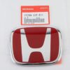 FRONT LOGO JDM RED Honda Emblem 123mmX100mm 82 61dgRMkbH7L
