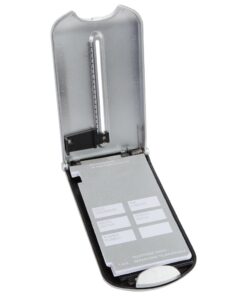 Home-X Retro Style Flip Open A-Z Address Book. Black and Silver Finish 8 61dgmVVr8L 1