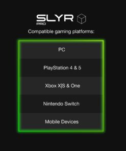 Skullcandy SLYR Pro Multi-Platform Over-Ear Wired Gaming Headset, Enhanced Sound Perception, AI Microphone, Works with Xbox Playstation and PC - Green Green Digi-Hype 18 61dhFtNfrVL