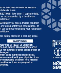 Life Extension Sea-Iodine 1000 mcg – Iodine Supplement Without Salt – Iodine From Organic kelp and Bladder Wrack Extracts - Gluten-Free, Non-GMO, Vegetarian - 60 Capsules 60 Count (Pack of 1) 12 61dherjAqUL