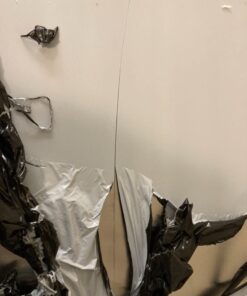 ROCKPOINT Stainless Steel Table for Prep & Work with Backsplash 60x24 Inches, NSF Metal Commercial Kitchen Table with Adjustable Under Shelf and Table Foot for Restaurant, Home and Hotel 60x24inch 57 61di5DHwNkL