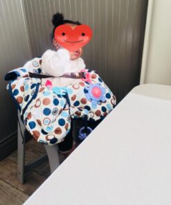Shopping Cart Cover for Baby and High Chair Cover -2-in-1- Soft Padded Machine Washable Cart Cover for Babies - Cellphone and Bottle Holder included, Perfect baby shower gifts for boys or girls 34 61diSSqN1dL