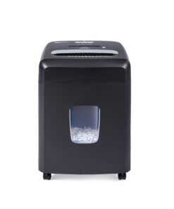 Amazon Basics 12 Sheet (new model) Micro Cut Paper and Credit Card CD Shredder With 6 Gallon Bin, Black 12 Sheet (new model) 27 61djmuRfWnL