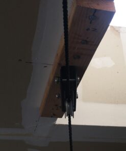 Kayak Storage Hoist - Overhead Pulley System with 125lb Capacity for Canoes, Bikes, Ladders, and More - For up to 12-Foot Ceilings by Rad Sportz 1 Traditional 53 61djsNJwXfL