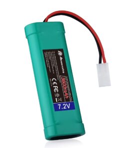 Powerextra 7.2V 3600mAh High Capacity Rechargeable 6-Cell NiMH RC Battery Pack with Standard Tamiya Connectors Compatible RC Cars, RC Truck, RC Airplane, RC Helicopter, RC Boat 14 61djv7PfJyL