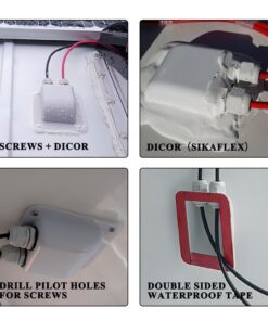 Link Solar Weatherproof ABS Solar Double Cable Entry Gland for All Cable Types 2mm² to 6mm² for Solar Project on Rv, Campervan, Boat 2mm² to 6mm² White 28 61djyXR94cL