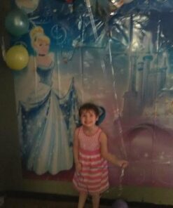 Amscan Disney's Cinderella Scene Setters, Blue, 59" x 65" 14 61dmHHnKKtL