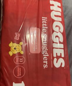 Huggies Size 1 Diapers, Little Snugglers Newborn Diapers, Size 1 (8-14 lbs), 198 Count 68 61dnDt7bm1L