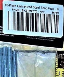 10-Piece Galvanized Steel Tent Pegs - Garden Stakes Original version 8 61dnO7DcIL