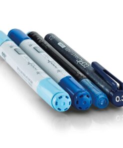 Alternative view of Copic Paint Markers, 4-Pieces, Blue, 4 Count Medium,Fine