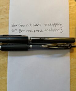 Uniball Vision Elite Rollerball Pens, Black Pens Pack of 12, Micro Pens with 0.5mm Ink, Ink Black Pen, Pens Fine Point Smooth Writing Pens, Bulk Pens, and Office Supplies 28 61doZSpY5AL