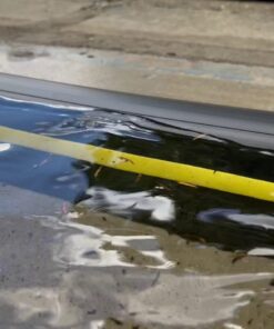 2" High Garage Door Flood Barrier Threshold Kit ‘GARADAM’ (8'3") | Flexible PVC | Complete Kit Includes 2 Adhesives | GaraDry 8'3" 11 61dozyl5UL