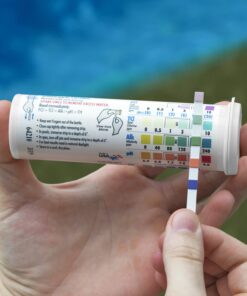 Poolmaster 22212 Smart Test 6-Way Swimming Pool and Spa Water Chemistry Test Strips, 50 count,White 6 Way Test 1 Pack 7 61dp6smoxFL