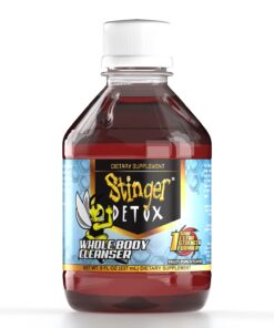 Stinger Detox Whole Body Cleanser 1 Hour Extra Strength Drink – Fruit Punch –Liquid 8 FL OZ 8 Fl Oz (Pack of 1) 19 61dq2cwkOhL