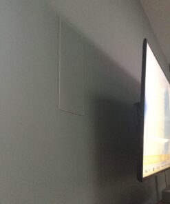 Polk Audio 265-RT 3-way In-Wall Speaker - The Vanishing Series | Easily Fits in Ceiling/Wall | High-Performance Audio - Use in Front, Rear or as Surrounds | With Power Port & Paintable Grille - Black Single 57 61dqP04njwL