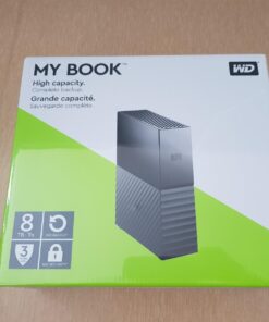 Western Digital 8TB My Book Desktop External Hard Drive, USB 3.0, External HDD with Password Protection and Backup Software - WDBBGB0080HBK-NESN 49 61dqW09gNIL