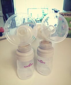 Maymom Conversion Kit Compatible with Medela Breast Pumps (Selected) to be Compatible with Avent Classic Bottles, Avant Natural PP Bottle and speCtra Wide-mouth Bottles Thread Changer; w Sealing Rings 30 61dr5rasV1L