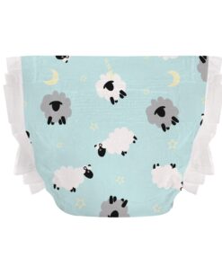 Alternative view of The Honest Company Clean Conscious Overnight Diapers | Plant-Based, Sustainable | Sleepy Sheep | Club Box, Size 4 (22-37 lbs), 54 Count Size 4 (54 Count)