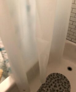 LiBa Bathroom Shower Curtain Liner - Waterproof Plastic Shower Curtain Premium PEVA Non-Toxic Shower Liner with Rust Proof Grommets Frosted 8G Heavy Duty Bathroom Accessories 72x72 1b. 8g-frosted *72" W x 72" H 25 61dtMbCooBL