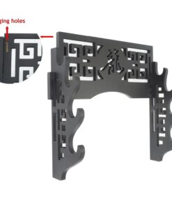 Eforlife Sword Holder Wall Mount Samurai Sword Display Stand Sword Bracket Hanger for Katana Wakizashi and Standard Swords 龍-Dragon 4-Tier 16 61du4XE90eL