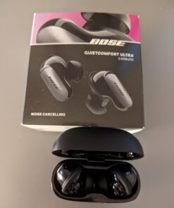 NEW Bose QuietComfort Ultra Wireless Noise Cancelling Earbuds, Bluetooth Earbuds with Spatial Audio and World-Class Noise Cancellation, Black 59 61dupIRRs6L