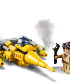 LEGO Star Wars Naboo Starfighter Microfighter 75223 Building Kit (62 Pieces) (Discontinued by Manufacturer) 19 61dvJspMRfL