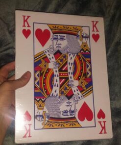 Forum Novelties Mega Jumbo Face Extra Large Playing Cards- 11" X 8" Big Full Deck 13 61dvOe5VBtL