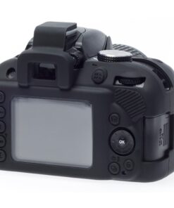 EasyCover ECND3300B Silicone Camera Case for Nikon D3300/3400 (Black) Black 8 61dwE LB7HL