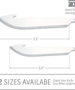 OUTDOOR EDGE 3.5" RazorSafe Replacement Knife Blades, 6 Pieces 3.5'' Drop-Point 6 Piece Pack 14 61dxARmjXOL