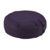 Hugger Mugger Zafu Meditation Cushion - Support in Cross-Legged Sitting, Buckwheat Filled, Durable Fabric, Convenient Handle, Handmade in USA Plum 22 61dxCGpJZeL