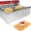 ALDKitchen Deep Fryer | Stainless Steel | 1 & 2 Baskets (2-basket) 2-basket 27 61dxLKGKg4L